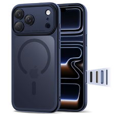 iPhone 17 Pro Max Tech-Protect Magpeak Magsafe CC matt mélykék tok