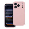 iPhone 17 Pro szilikon tok 2mm homok rózsaszín - 3. kép
