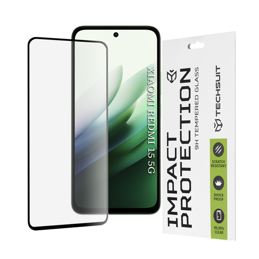 Xiaomi Redmi 15 4G Fekete Techsuit - 111D Teljes Borítású / Teljes Ragasztású Üveg üvegfólia Xiaomi Redmi 15 4G Fekete Techsuit - 111D Teljes Borítású / Teljes Ragasztású Üveg üvegfólia