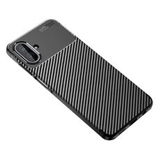 Samsung Galaxy A07 4G Techsuit - CarbonFiber - Fekete tok