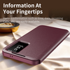 Samsung Galaxy S25 FE Techsuit SmartView Series - Piros tok - 3. kép