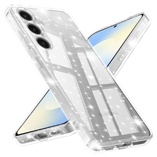 Samsung Galaxy S25 FE Techsuit SparkleSkin Series - Átlátszó tok