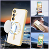 Samsung Galaxy A07 4G Orange Techsuit - Luxury Crystal MagSafe tok - 1. kép