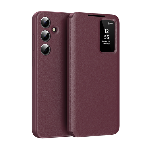 Samsung Galaxy A16 4G Techsuit - SmartView Series - Piros tok