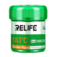 Relife HW21 forrasztópaszta, 40g, olvadáspont 183 fok