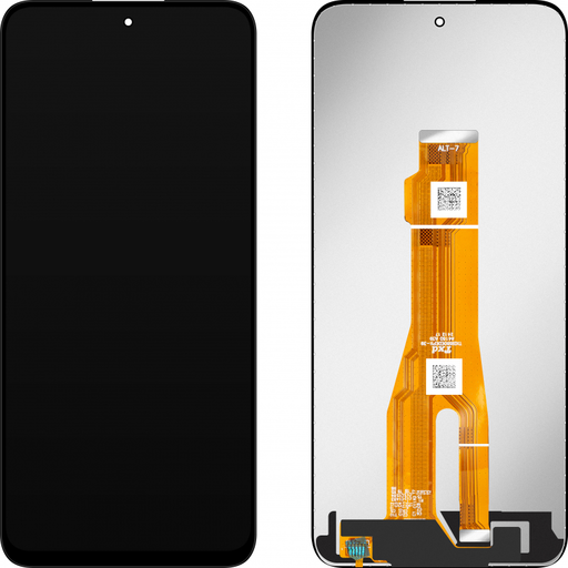 LCD Kijelző Modul MP Honor X7c / X7c 5G-hez, keret nélkül, utángyártott, fekete