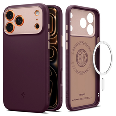 iPhone 17 Pro Spigen Nano Pop Mag Magsafe tok Burgundi bab