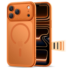 iPhone 17 Pro Max Tech-protect Magpeak Magsafe CC Matt Kozmikus Narancs tok