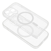 iPhone 17 Pro Max tok CLEAR MAG COVER kamera védelemmel kompatibilis MagSafe technológiával átlátszó csillogós tok - 1. kép