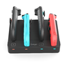 iPega SW2081 Töltőállomás JoyCon Vezérlőkhöz Nintendo Switch 1/2 Fekete - 0. kép