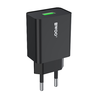 BWOO fali töltő CDA249 5V 2,4A USB-A, fekete - 0. kép