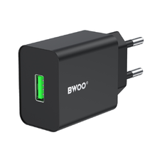 BWOO fali töltő CDA249 5V 2,4A USB-A, fekete