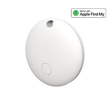 TFO TAG 01 fehér Setty locator FindMy kör alakú + tok