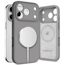 iPhone 17 Pro Max Tech-protect Silicone Magsafe tok Sötétszürke