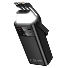 Borofone Power Bank 30000mAh BJ65 High - 2xUSB + Type C - QC 3.0 22,5W + PD 20W with USB, Type C, Lightning and micro USB black