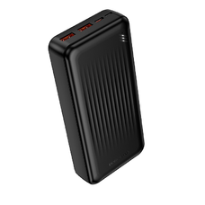 Borofone Power Bank 20000mAh BJ80A Clever - 2xUSB + Type C - QC 3.0 22,5W + PD 20W fekete