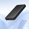 Borofone Power Bank 10000mAh BJ80 Clever - 2xUSB + Type C - QC 3.0 22,5W PD 20W fekete, - 2. kép