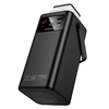 Borofone Power Bank 50000mAh BJ65A High - 2xUSB + Type C - QC 3.0 22,5W + PD 20W with USB, Type C, Lightning and micro USB black - 2. kép