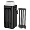 Borofone Power Bank 50000mAh BJ65A High - 2xUSB + Type C - QC 3.0 22,5W + PD 20W with USB, Type C, Lightning and micro USB black - 4. kép