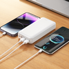 Borofone Power Bank 20000mAh BJ80A Clever - 2xUSB + Type C - QC 3.0 22,5W + PD 20W fehér - 1. kép