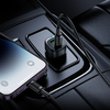 Borofone Autós töltő BZ34B Cloud - USB + Type C - QC 3.0 PD 38W fekete - 2. kép