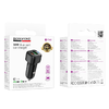 Borofone Autós töltő BZ34B Cloud - USB + Type C - QC 3.0 PD 38W fekete - 3. kép