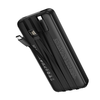 Borofone Power Bank 10000mAh BJ79 Clever - USB - Type C és Lightning kábelekkel fekete - 1. kép