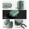 Apple AirPods Pro 3 Ringke Onyx Mágneses Védőtok, Csúszásmentes textúra, Karabiner lyuk - Zsálya zöld tok - 1. kép