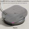 Apple AirPods Pro 3 Ringke Onyx Mágneses Védőtok, Csúszásmentes textúra, Karabiner lyuk - Zsálya zöld tok - 3. kép