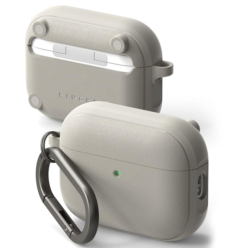 Apple AirPods Pro 3 Meleg Szürke Ringke Onyx Mágneses Védőtok, Csúszásmentes Textúrával, Karabiner Lyukkal tok Apple AirPods Pro 3 Meleg Szürke Ringke Onyx Mágneses Védőtok, Csúszásmentes Textúrával, Karabiner Lyukkal tok