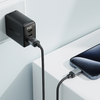 Acefast USB Type-C Adatkábel C20-04, 3A, Gyors Töltés, Hajlításálló, Nylon Fonat, 1,2m - Fekete - 3. kép