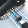 Adapter USB-C Techsuit - DataBoost (A23), LED Digital Display, 40Gbps, 8K@60Hz, PD240W - Szürke - 1. kép
