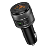 FM Transmitter Techsuit VoltTune (MFM1) - Dual-USB, QC3.0, MP3 Lejátszó Funkció, Bluetooth - Fekete - 0. kép