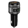 FM Transmitter Techsuit VoltTune (MFM1) - Dual-USB, QC3.0, MP3 Lejátszó Funkció, Bluetooth - Fekete - 2. kép