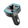 FM Transmitter JamLink Techsuit (MFM2) - Dual USB, SD kártya, Kék hangulatvilágítás, Ultrakompakt dizájn, Bluetooth - Fekete. - 0. kép