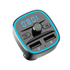 FM Transmitter JamLink Techsuit (MFM2) - Dual USB, SD kártya, Kék hangulatvilágítás, Ultrakompakt dizájn, Bluetooth - Fekete. - 1. kép