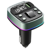 FM Transmitter Techsuit EchoDrive (MFM3) - Dual PD35W, Bluetooth V5.4, U-Disk zenéléshez, Basszusbeállítás - Fekete - 0. kép