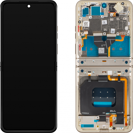 LCD Kijelző Modul Motorola Razr 2024 / Razr 50, Belső Kiegészítő, Barna Homok (Pumice Stone)