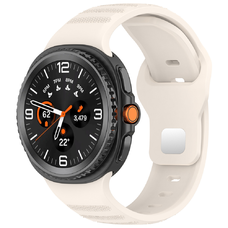  Samsung Galaxy Watch8 40mm/Watch8 44mm/Watch8 Classic/Ultra 2 Bézs Techsuit - Watchband (W050)