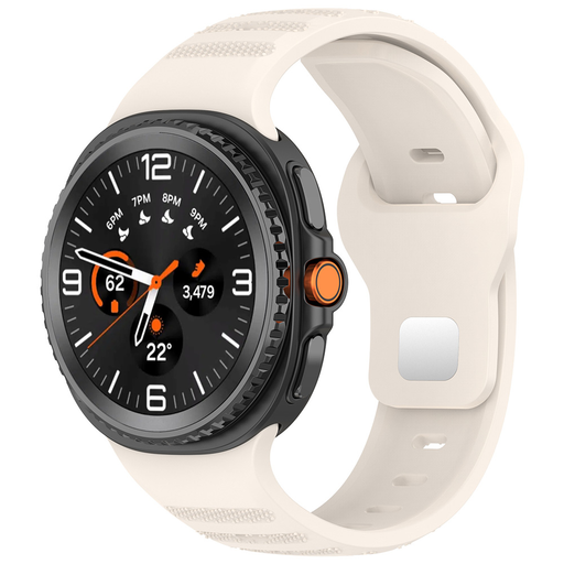  Samsung Galaxy Watch8 40mm/Watch8 44mm/Watch8 Classic/Ultra 2 Bézs Techsuit - Watchband (W050)