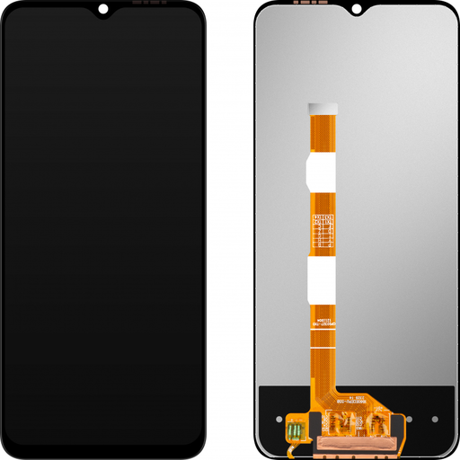 Vivo kijelző modul MP tok - vivo Y17s / Y28 / Y33s / Y33t, keret nélkül, utángyártott, fekete