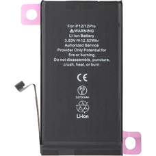 Akkumulátor Apple iPhone 12 / 12 Pro-hoz, 3300mAh Diagnosztikai Nagy Kapacitású