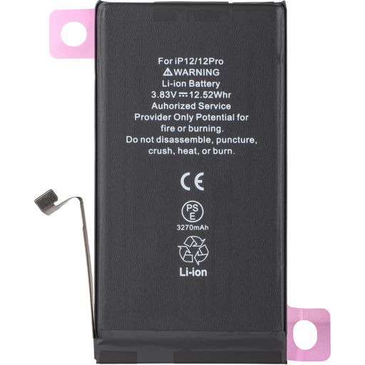 Akkumulátor Apple iPhone 12 / 12 Pro-hoz, 3300mAh Diagnosztikai Nagy Kapacitású
