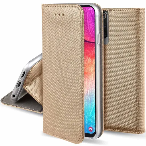 Mágneses fliptok XIAOMI MI 10T 5G / MI 10T PRO 5G arany Mágneses fliptok XIAOMI MI 10T 5G / MI 10T PRO 5G arany
