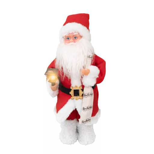 Home KDD 35 táncoló, zenélő mikulás, világító lámpás, 35 cm magas