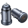 USAMS CC321 autós töltő alumínium 30W PD USB-C szürkeség - 0. kép