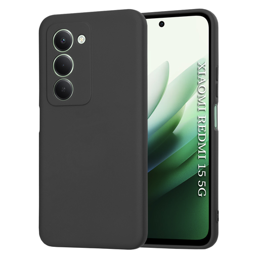 Xiaomi Redmi 15 4G / Redmi 15 5G Techsuit SoftFlex Fekete tok Xiaomi Redmi 15 4G / Redmi 15 5G Techsuit SoftFlex Fekete tok