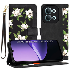 Xiaomi Redmi 15C 4G / Redmi 15C 5G Techsuit - FlipCraft - Hajnal Virágai tok