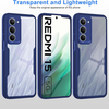Xiaomi Redmi 15 4G / Redmi 15 5G Kék Techsuit - ColorVerse 360 sorozat + Képernyővédő tok - 1. kép