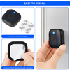  Wireless Doorbell Buzzzly (SU1) Vezeték nélküli csengő - Vízálló, 36 Egyedi dallam, 4 Hangerőszint, 5 Mód: Zene/Villogás - Fekete - 4. kép